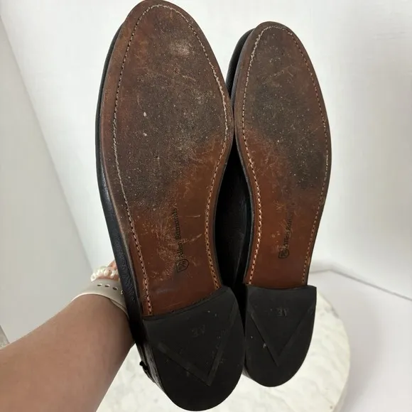Allen Edmonds Kenwood Penny Loafers Leather Men 12 E Black SlipOn Dress Shoes