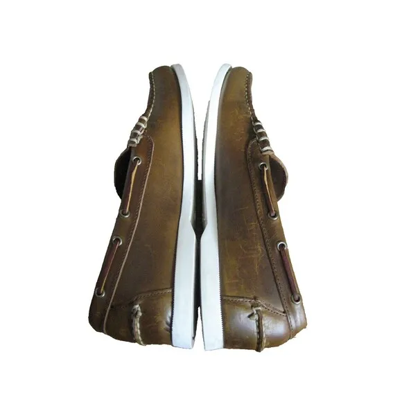 Allen Edmonds Kirkwood Leather Slip On Loafers Boat Shoe Causal Men's Size 11D