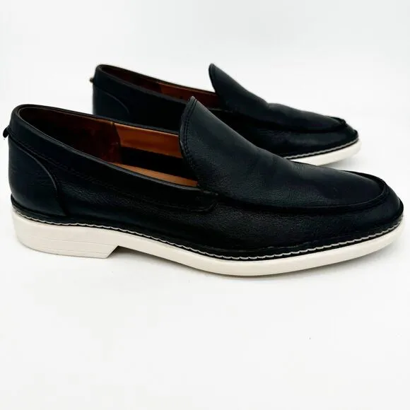 Allen Edmonds Mens &quot;WILDER&quot; Leather Venetian Loafers Size 8.5D Black Office
