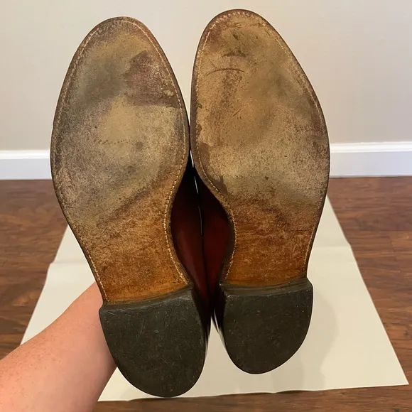 Allen Edmonds Men’s Brown Leather Loafers Dress Shoes Size 9.5C 82374 Preppy