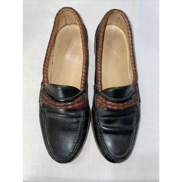 Allen Edmonds Men’s Dress Loafers Size 10.5 D Black Leather Business Wedding