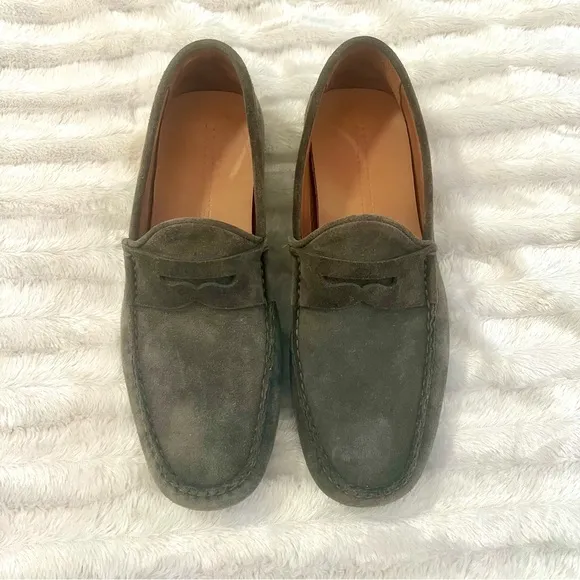 Allen Edmonds Supersport Suede Penny Loafers Size 11