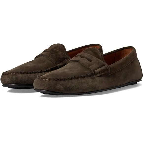 Allen Edmonds Supersport Suede Penny Loafers Size 11