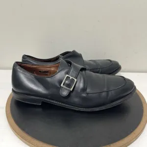 Allen Edmonds Thayer Monk Strap Loafers Men 13 Black Leather Dress Shoes Office