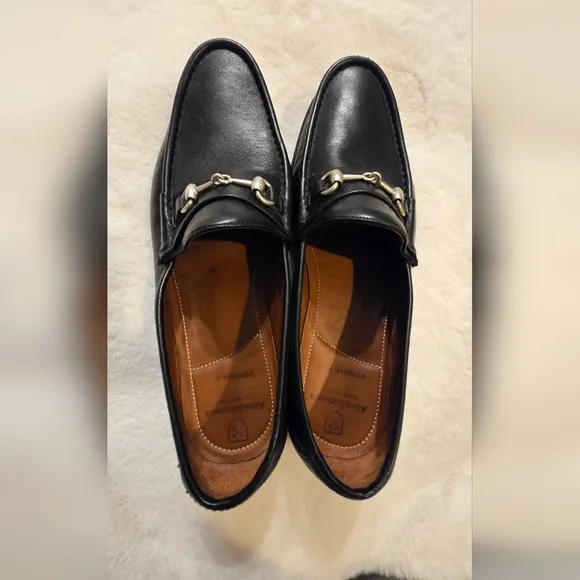 Allen Edmonds Verona II Italian Bit Men's Dress Loafers 11.5 D Black MSRP $425