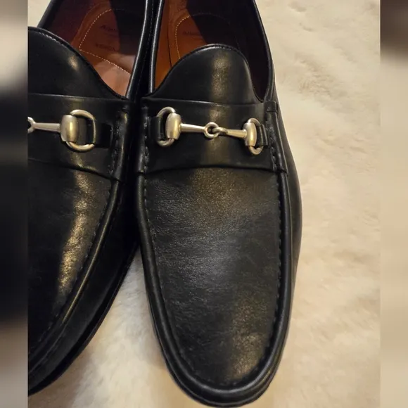 Allen Edmonds Verona II Italian Bit Men's Dress Loafers 11.5 D Black MSRP $425