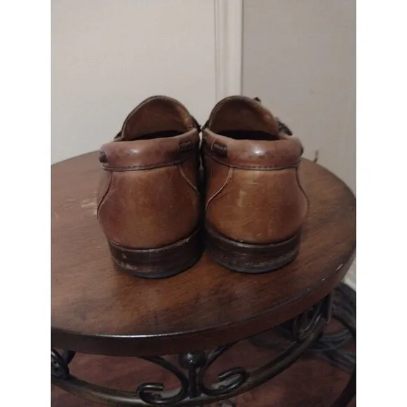Allen Edmonds Woodstock 24819 Brown Tassel Leather Loafers 9.5 E Made In USA