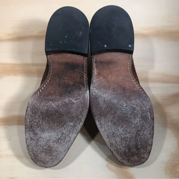 Allen Edmonds Dellwood Brown Leather Loafers  Men’s Size 9.5 C