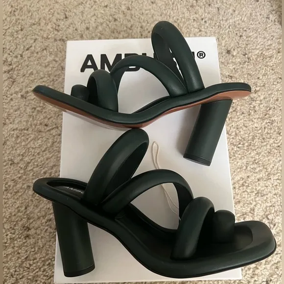 Ambush Strap Heel Sandal - Green