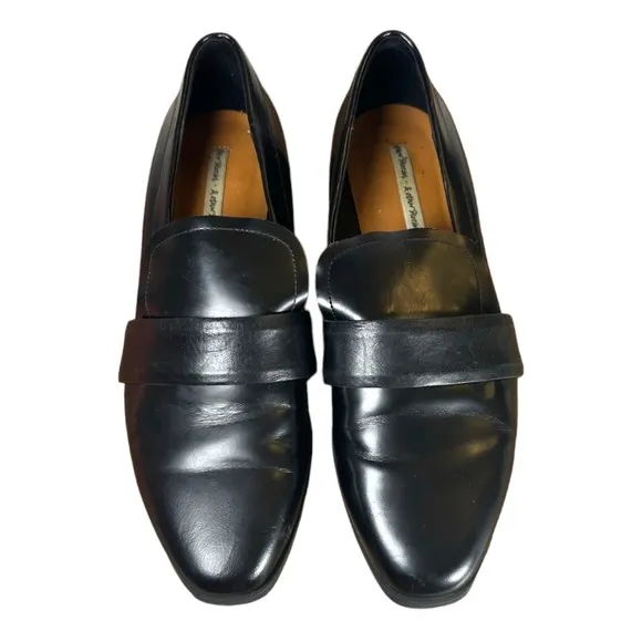 &amp; Other Stories Black Patent Leather Loafers Slip Flats Women's Size 7