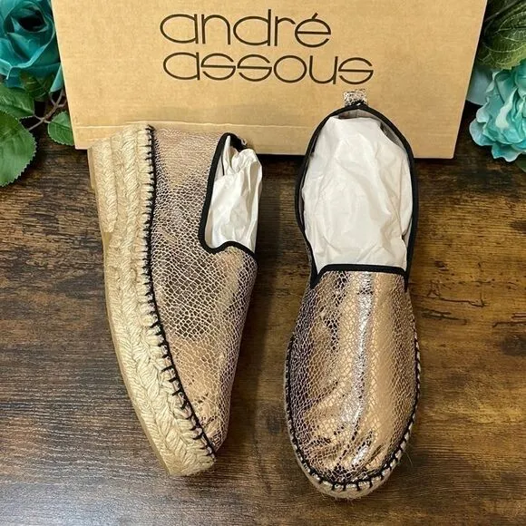 Andre Assous Indi Platform Espadrille Slip-On Flats 10M