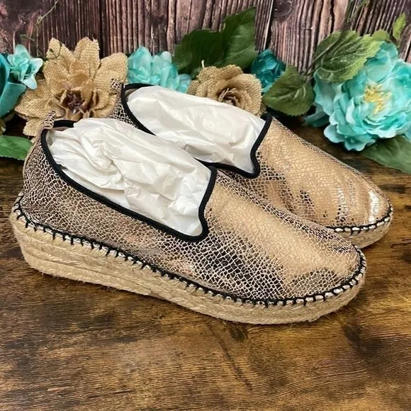 Andre Assous Indi Platform Espadrille Slip-On Flats 10M