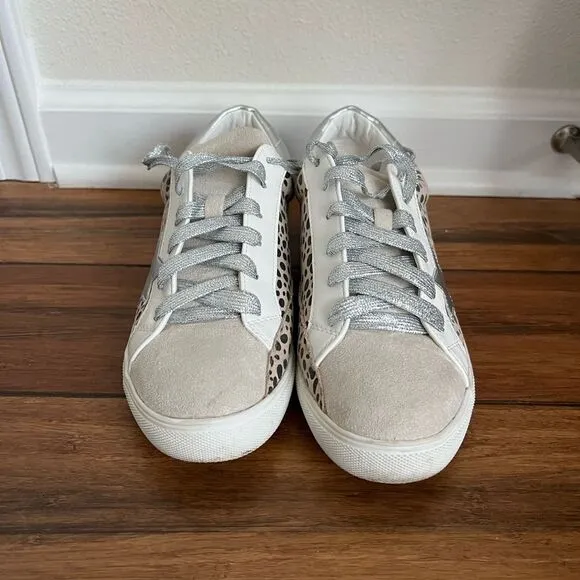 Animal Print Star Sneakers