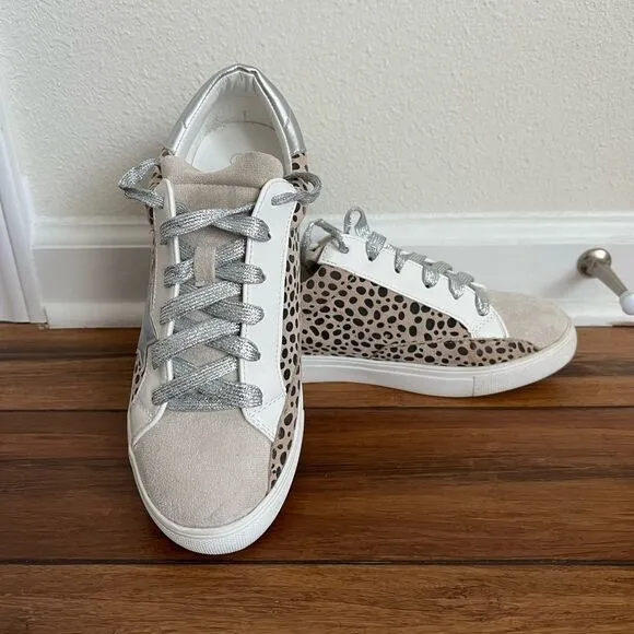 Animal Print Star Sneakers