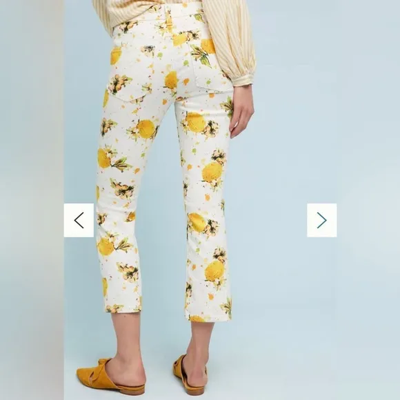 Anthropologie Pilcro - Lemon Grove High-Rise Cropped Bootcut Jeans