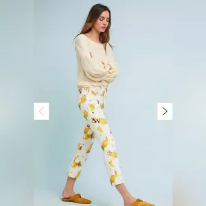 Anthropologie Pilcro - Lemon Grove High-Rise Cropped Bootcut Jeans