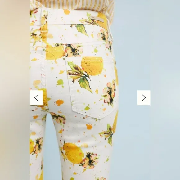 Anthropologie Pilcro - Lemon Grove High-Rise Cropped Bootcut Jeans