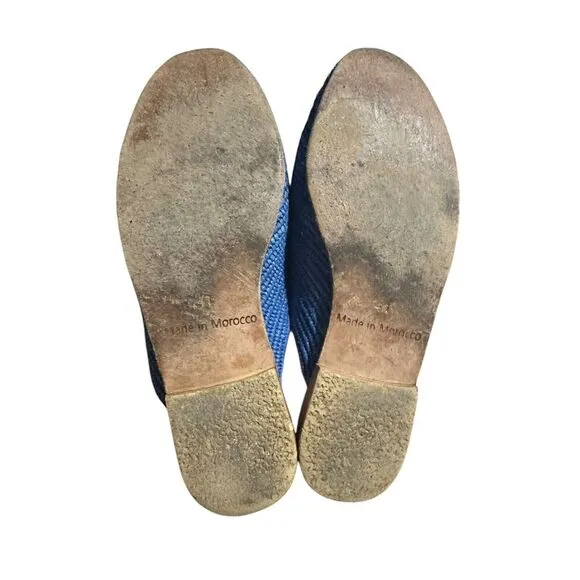 Anthropologie Proud Mary Size 41‎ US 10 Raffia Shoes Ballet Shoes Flats #S10-9