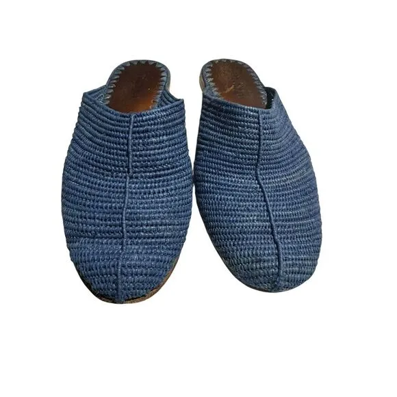 Anthropologie Proud Mary Size 41‎ US 10 Raffia Shoes Ballet Shoes Flats #S10-9