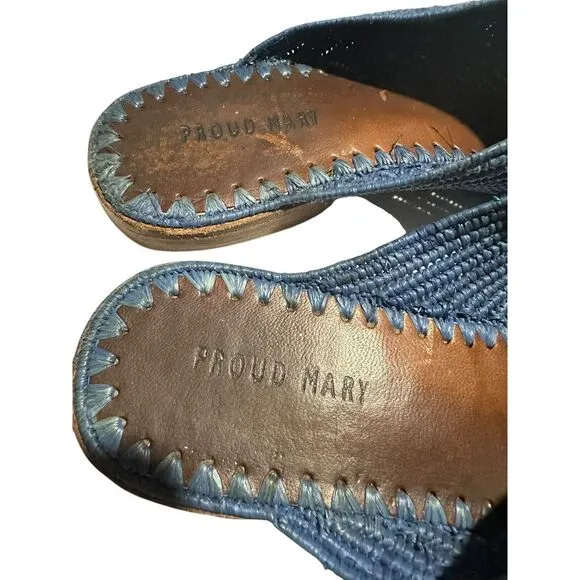 Anthropologie Proud Mary Size 41‎ US 10 Raffia Shoes Ballet Shoes Flats #S10-9