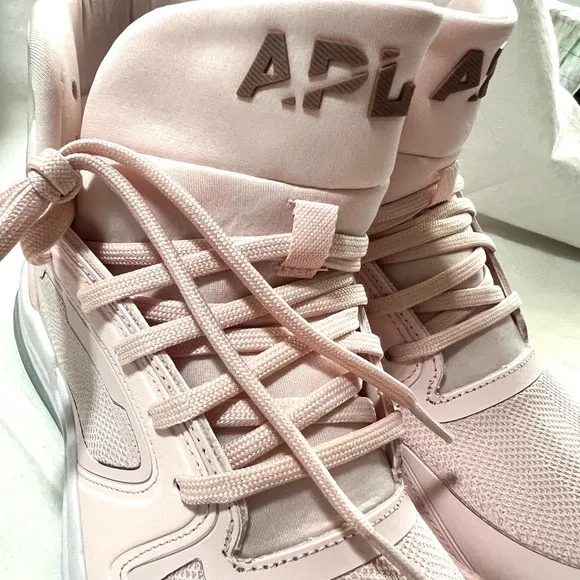 APL TechLoom Defender Women's Light Pink High-Top Sneakers