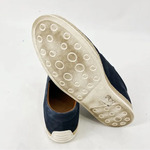 Aquatalia Fausto Suede Weatherproof Esadrilles Slip On Sneakers