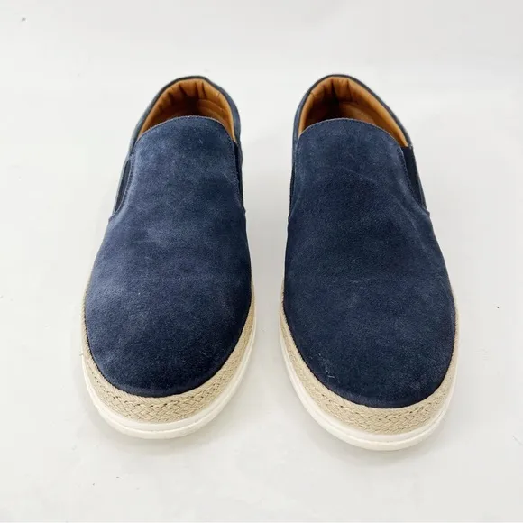 Aquatalia Fausto Suede Weatherproof Esadrilles Slip On Sneakers