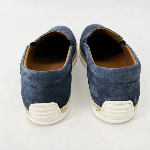 Aquatalia Fausto Suede Weatherproof Esadrilles Slip On Sneakers