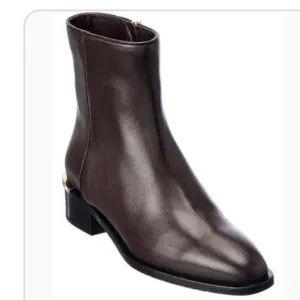 Aquatalia Pull On Midnight Brown Leather Boots