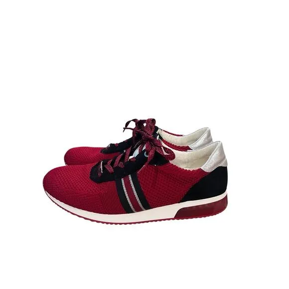 Ara Fusion Bamboo Upper Stretch Lining Dynenergy Sole Women's Red Sneakers Read