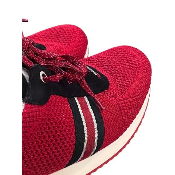 Ara Fusion Bamboo Upper Stretch Lining Dynenergy Sole Women's Red Sneakers Read