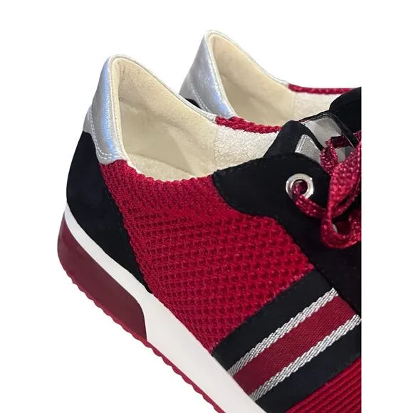 Ara Fusion Bamboo Upper Stretch Lining Dynenergy Sole Women's Red Sneakers Read