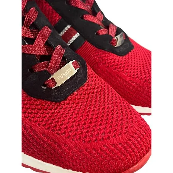 Ara Fusion Bamboo Upper Stretch Lining Dynenergy Sole Women's Red Sneakers Read
