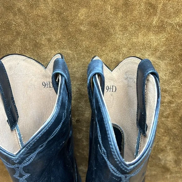 Ariat Black Leather Roper Boots