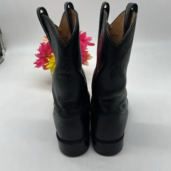 Ariat Black Shin High Cowboy Western Boots Size 11.5 COW7924