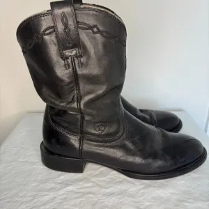 ARIAT Heritage Roper Western Boots Black Leather Men's Size 10D