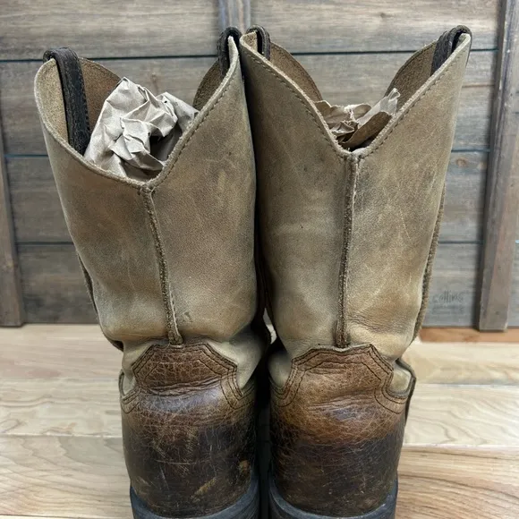Ariat Men’s Rambler 11” Western Boots Cowboy Farm Full-grain Leather Sz 10D
