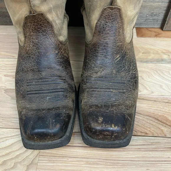 Ariat Men’s Rambler 11” Western Boots Cowboy Farm Full-grain Leather Sz 10D