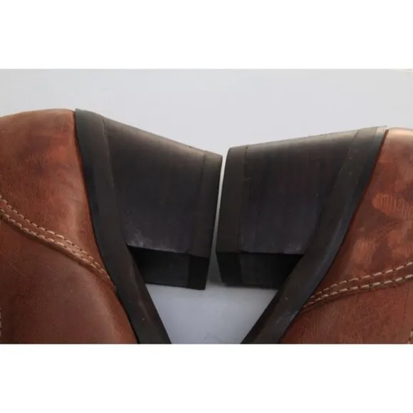 ARIAT pull on leather boots womens shoes brown womens sz 6.5 B