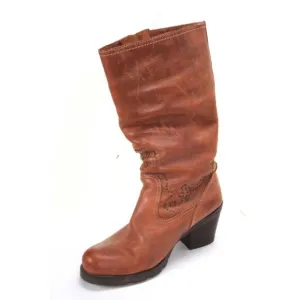 ARIAT pull on leather boots womens shoes brown womens sz 6.5 B