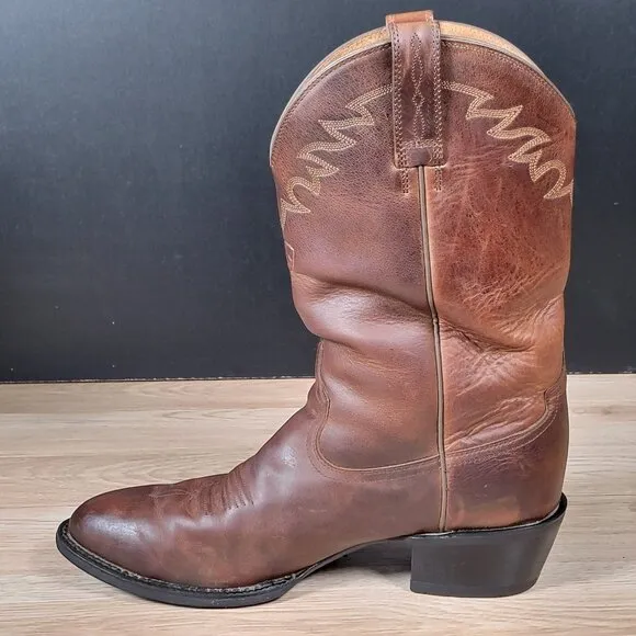 Ariat Sedona Cowboy Boots Mens Size 11.5 D Brown Western Riding Leather Pull On