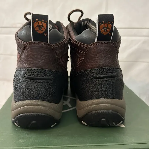 Ariat Size 7B Terrain ATS Cordovan Brown Riding Hiking Work Boots Leather Upper