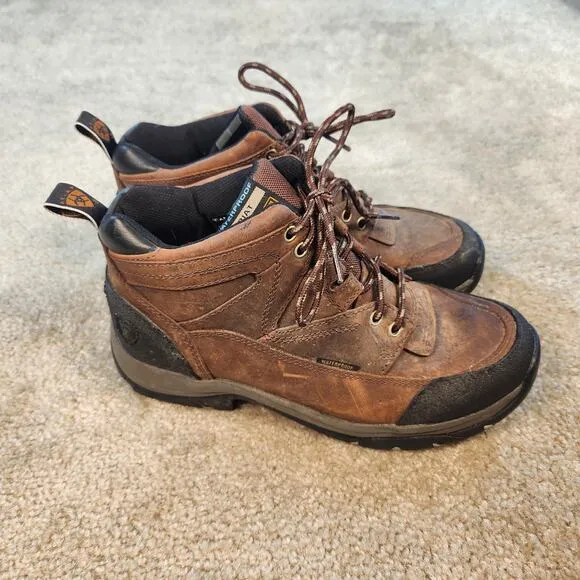 Ariat Terrain 'Distressed Brown' 10002183(34527) Men's Ranch Boots Size 8 D