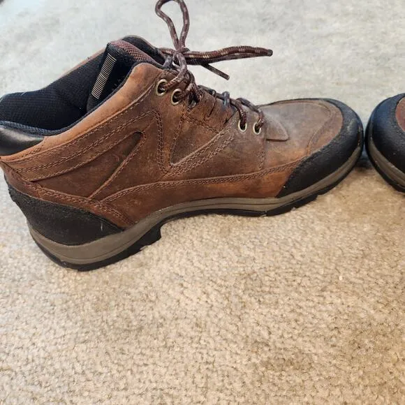 Ariat Terrain 'Distressed Brown' 10002183(34527) Men's Ranch Boots Size 8 D