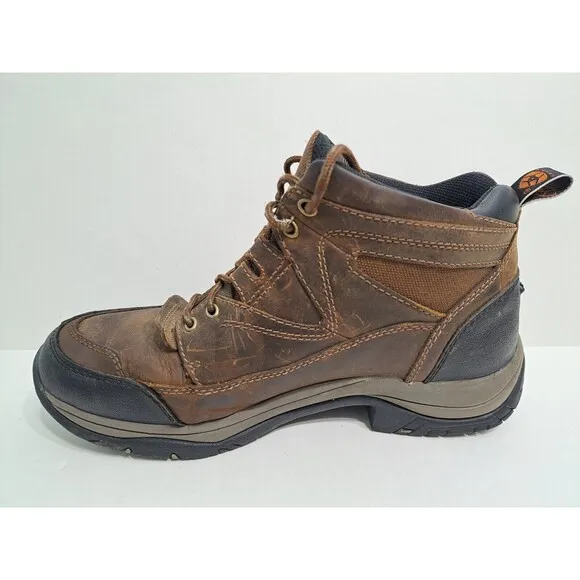 ARIAT Terrain Hiking Boots Men's 10EE WIDE Brown Waterproof Western Leather ATS