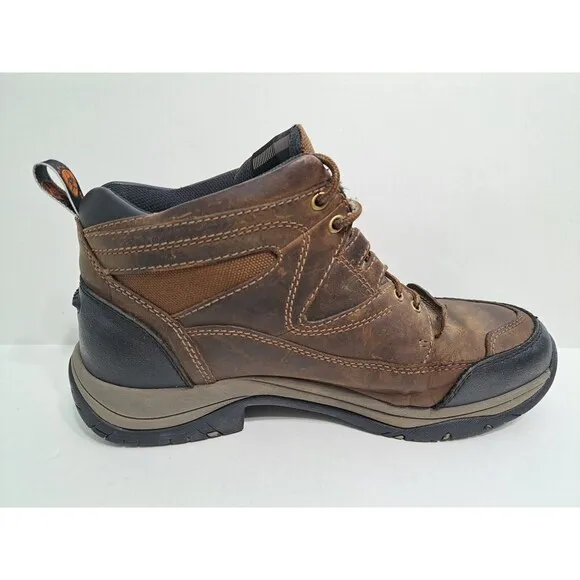 ARIAT Terrain Hiking Boots Men's 10EE WIDE Brown Waterproof Western Leather ATS