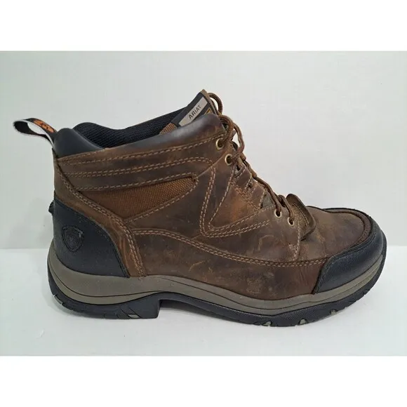 ARIAT Terrain Hiking Boots Men's 10EE WIDE Brown Waterproof Western Leather ATS