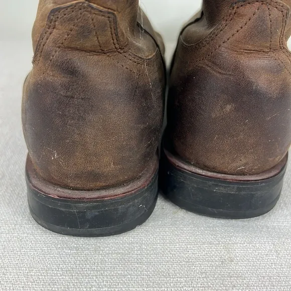 Ariat Western Boots Womens Size 7 B Brown Leather Pull On Style 18100