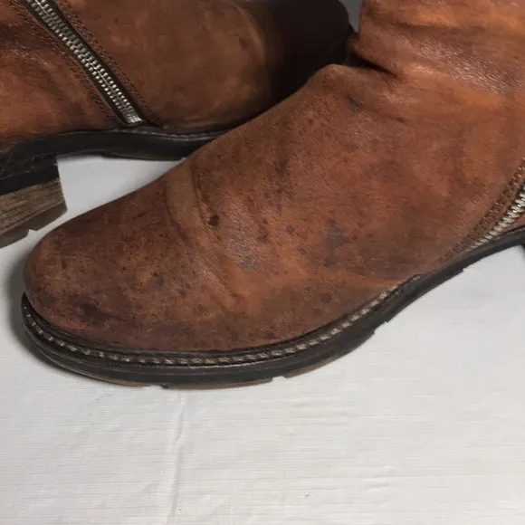 A.S. 98 Air Step Brand Biker Boots Ankle Boots Chukka Combat Boots Size 9.5-10