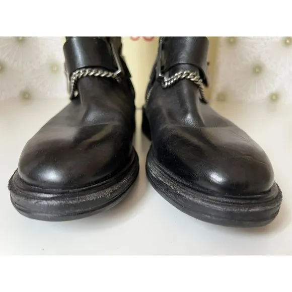 A.S. 98 mid-calf Frey Nero boots in EUC. Size 39 (8.5)